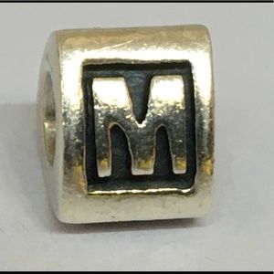 Group 2: Pandora Charm Alpha M 790323M $16.00 Each. Good Condition